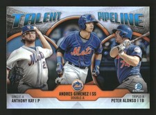 Peter Alonso / Andres Gimenez / Anthony Kay 2019 Bowman #TP-NYM Talent Pipeline