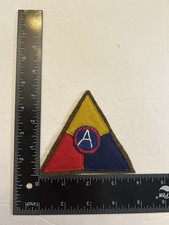 MH1568 Repro US Army WW1 Shoulder Patch 3rd Army Tank Corps IR46A