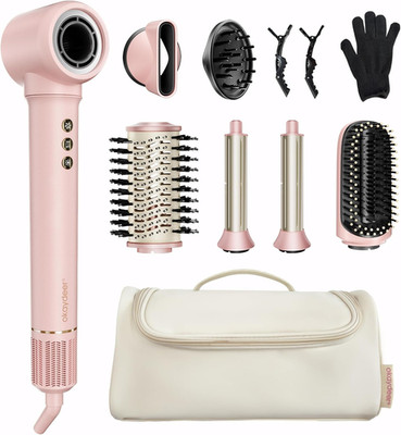 7 in 1 Airstyler, 130.000 U/Min, Ionen Föhn Mit Diffusor, Automatischer Lockenst