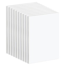 , 10 Pack White Foam Board 5X7 Inch, 3/16'' Thick, Acid Free Foma Core Poster Bo