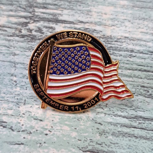 Walmart Employee Associate Pin USA Flag 9-11-01 September 11th Together We Stand