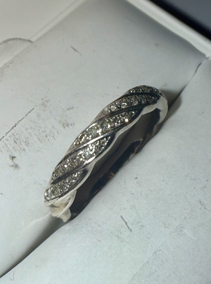 RARE DANBURY MINT Solid Sterling Silver Round-Cut… - image 2