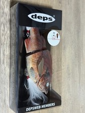 deps Bullshooter DEPSWEB MEMBER New Year Big Bait Lure Realistic Fish From JAPAN