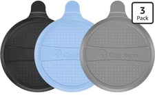 3 Silicone Drain Stopper 6" Diameter Bathtub Flat Suction, Multicolor