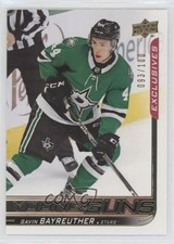 2018-19 Upper Deck Young Guns UD Exclusives 93/100 Gavin Bayreuther #467 2d8