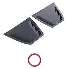 Carbon Fiber Look Side Window Louvers For Mazda 3 Axela 2014-2018 Abs
