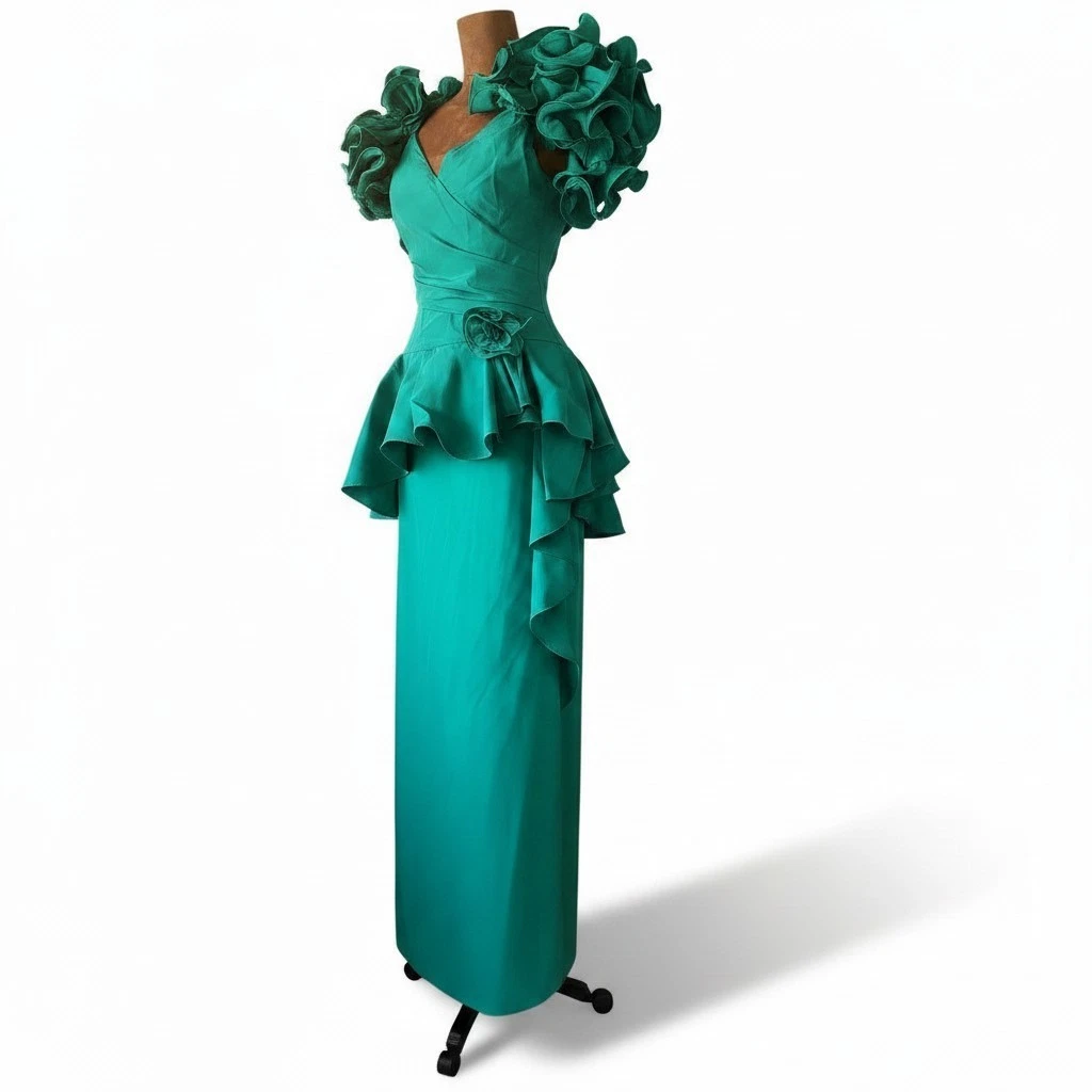 green prom dress ebay A-line Dark Green V Neck Sequined Tulle Prom Dresses PSK486 US0 / Custom Color