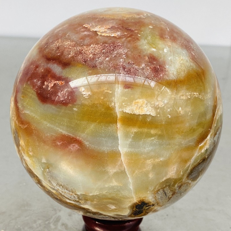 Natural amazon stone quartz ball crystal sphere healing 1620G (3.57LB)