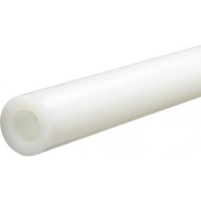 Asta cava POM - naturale/bianco - lunghezza 1000 mm - vers. Misure