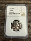 1962 Silver Washington Quarter Proof  - NGC PF 68 Star