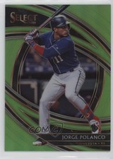 2020 Panini Select Premier Neon Green Prizm /99 Jorge Polanco #167 1k0w