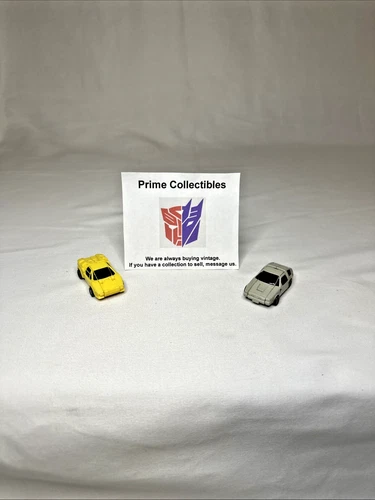 25-078 Transformers G1 Micromaster Race Car Patrol Swindler & Free Wheeler