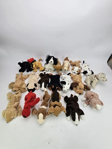 VTG Beanie Babies Lot Of 20 Dogs