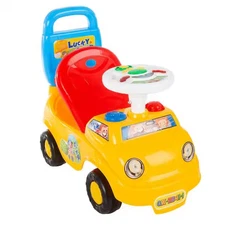 Ride-On Toy Activity Car for Kids Toddler Push Vehicle Interactive Play
