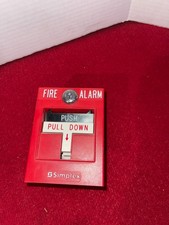 SIMPLEX 4099-9001 ADDRESSABLE PULL STATION FIRE ALARM PART. NO KEY.