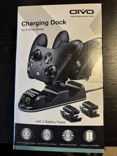 OTVO Charging Dock, Xbox One, Series S, 2 Rechargeable Battery Packs