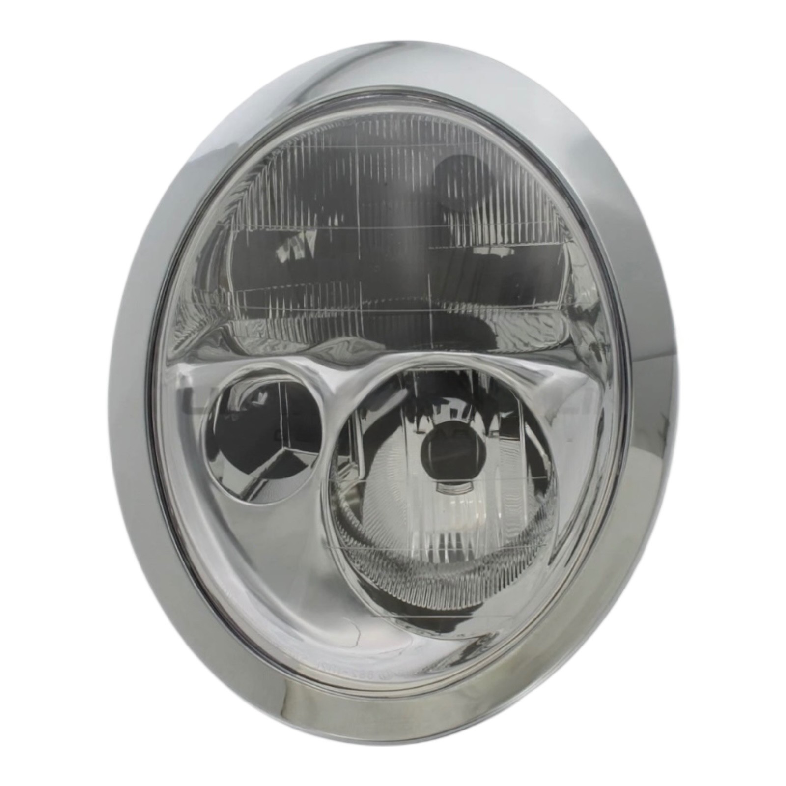 Headlight For Mini R50 2001-2004 Chrome Inner Headlamp Drivers Side Right Hand