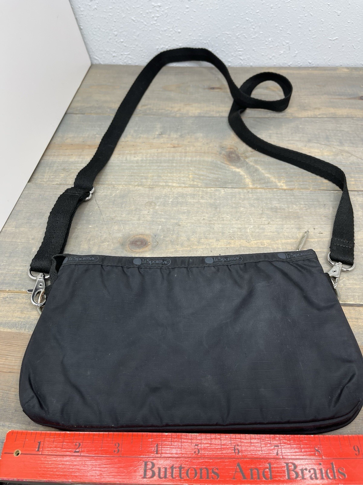 Lesportsac Solid Black Medium Koko Crossbody - image 2