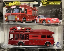 Hot Wheels Team Transport FERRARI 250 GTO / FIAT 642 RN2 BARTOLETTI TRANSPORTER