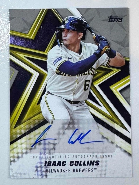 2026 Topps Baseball Stars Platinum Autograph #BSA-IC ISAAC COLLINS 1/1