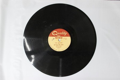 York Brothers   Baby I'm Lost Without You 10'' Record 1953 Quality King 78