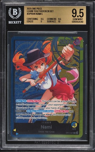 Nami (Nami Deck) graded BGS 9.5 for sale on eBay