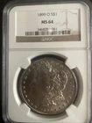 1899 O NGC MS64 Silver Morgan Dollar $1 Toneing Around The Edge Nice Coin