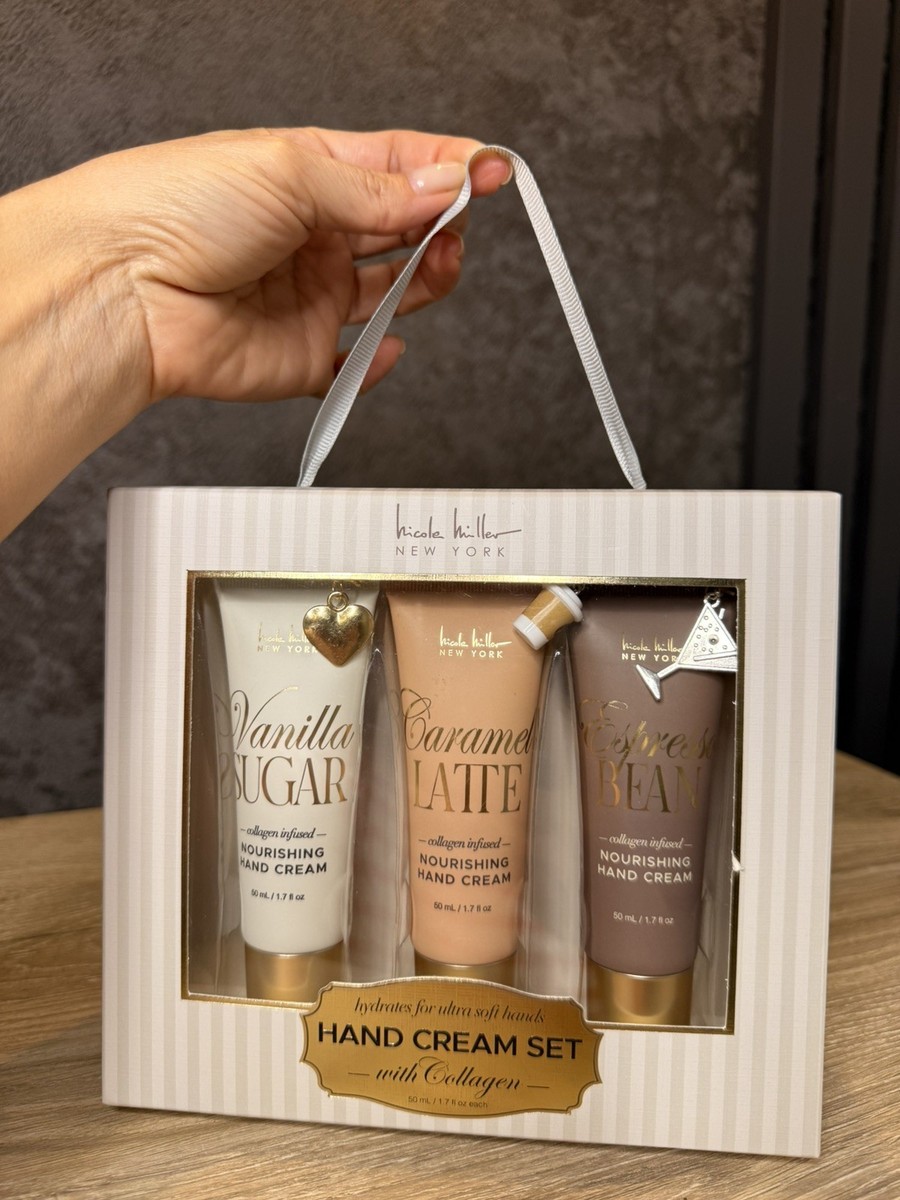 Luxurious Nicole Miller New York Hand Cream Set with Collagen | eBay
