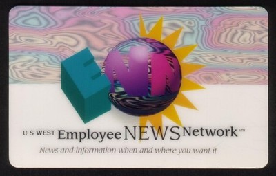 U. S. West Employee Nachrichten Network Enn (Für Gratis Intra-Lata Calls) Used