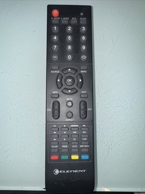 ELEMENT TV REMOTE CONTROL I14000000632 Original Replacement