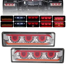 2x Extended Led Tail Lights 12-24v For Ute Truck Caravan Version