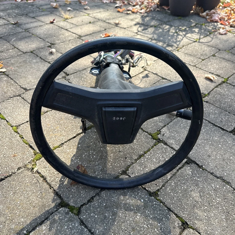 Columna de dirección manual con llave Jeep Cherokee XJ Comanche MJ 84-94 OEM (Z86) Foto 2 de 4