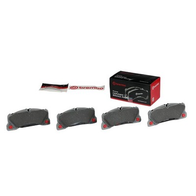 Brembo P65021N Front Premium Ceramic Brake Pad Set for 2011-2018 Porsche Cayenne