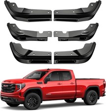 2025-2019 Chevy/GMC Sierra 1500 Fender Mud Flaps No-Drill Splash Guards OEM