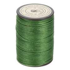 Waxed Cord 0.8mm Green Waxed Polyester Cord 54 Yards String Thread