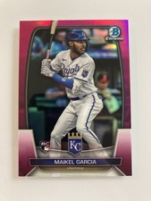 2023 Bowman Chrome #30 Maikel Garcia Fuchsia Refractor (RC) /299