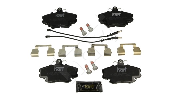 Vorderachse Hart 249 159 Bremsbelagsatz, Scheibenbremse FüR Dacia,Lada,Peugeot,R-image