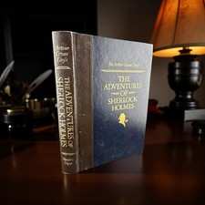 the adventures of sherlock holmes book, by sir arthur conan doyle, 1987 Leather