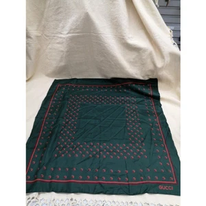 Foulard GUCCI vert 56x56CM