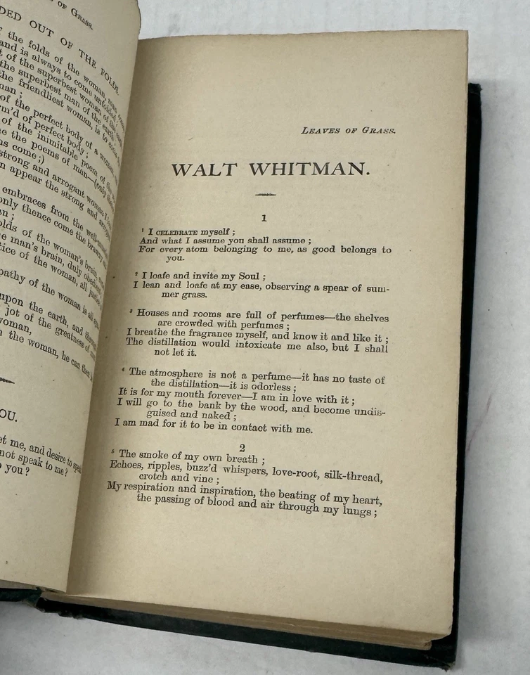 WALT WHITMAN: LEAVES OF GRASS Washington, D. C. Edition (1872) Passage India - Image 3 of 4