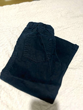 Cat Jack Boys Straight Pants Black Solid Drawstring Pull-On Elastic Pockets