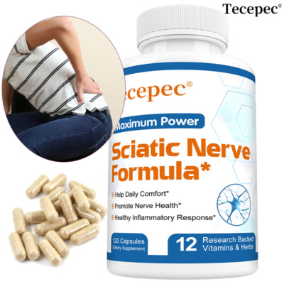 Sciatic Nerve Formula*Help Daily Comfort*Promote Nerve Health 30/60/120Capsules
