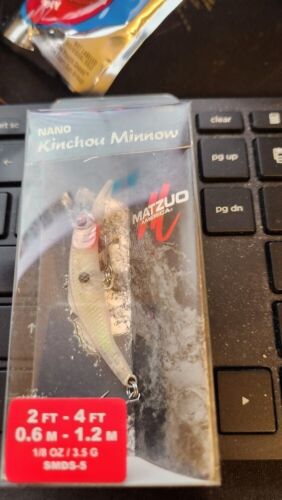 Matzuo America 1/8 Oz Kinchou Minnow 2-4 Ft Depth Glass Minnow SMDS-5 Mint!!!
