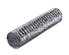 Aluminum Flex Pipe with Wire Spiral Polyvent L.3m Ø 102/127/152mm
