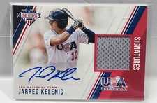 2018 USA Baseball Stars & Stripes Material Signatures Jarred Kelenic Auto 57/299