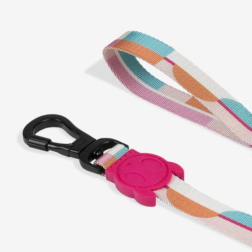 ZEE.DOG | Correa para perro rosa | Gancho de seguridad que se bloquea por seguridad | Floración - Imagen 2 de 5