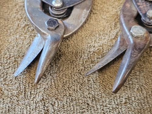 3 Blue Bird Midwest Cutting Shears Tinner Snips Cuts 102 103 P6716L - Picture 9 of 14