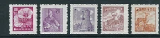 KOREA (SOUTH) 1956 SIKA DEER KING SEJONG etc (Scott 235-239) VF MNH 
