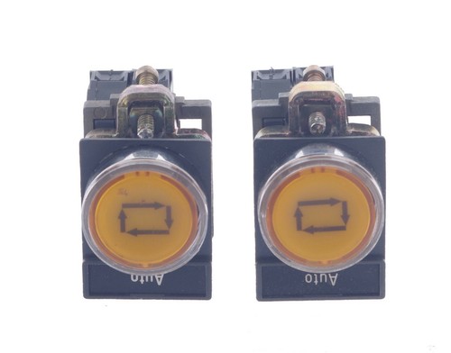 TELEMECANIQUE ZBV-B5 ZBVB5 + ZBV-M1 YELLOW LAMP 230VAC ! 2PCS ! | eBay