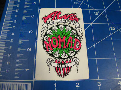 vtg 1980s Alva skateboard sticker - Rubalcaba, Hosoi, Murphy